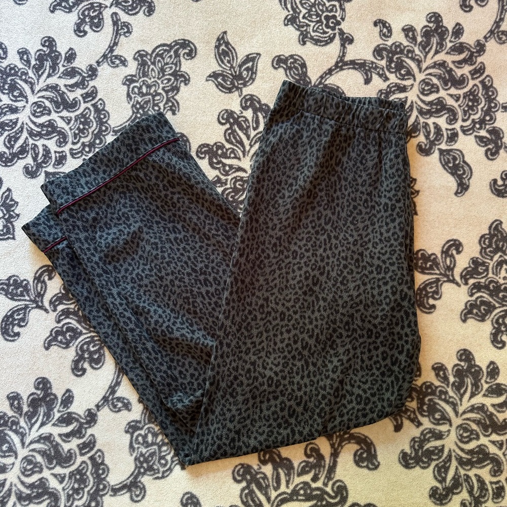 Leopard Print Pajama Pants